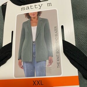 - - Matty m ladies knit blazer